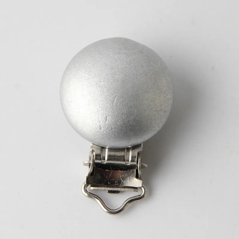 5 шт./лот металлические деревянные зажимы пустышки для детей прорезывателя милые