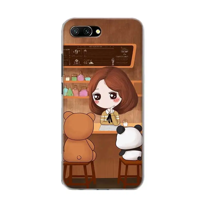 Модный Роскошный чехол для телефона Huawei Honor 30 20 10 9 9X Lite 7a Pro 30s 10i 9a 8a 8X милый аниме