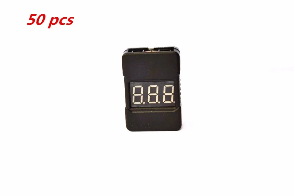 Оптовая продажа 50 шт. тестер напряжения батареи Lipo/li ion/Fe 3 7 30 в 1 8S 2 с сигнализацией