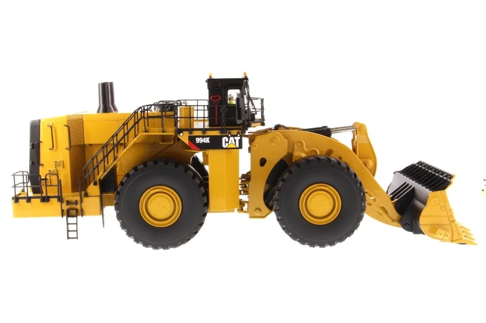 Литая игрушка модель DM 1:50 гусеница Cat 994K колесный погрузчик с рок ведро Инженерная техника 85505 для подарка, украшения