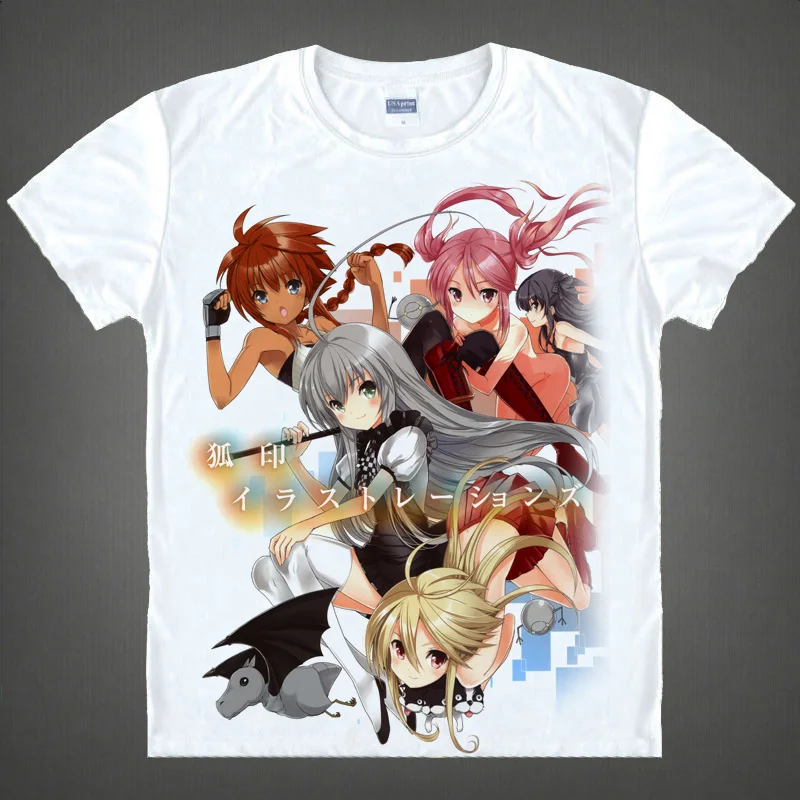 Coolprint Футболка с изображением в стиле аниме Nyaruko сканирование футболки