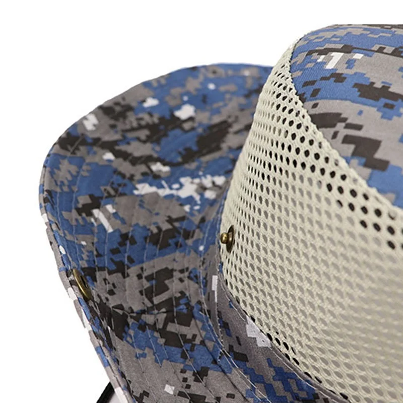 Кепка для рыбалки из полиэстера камуфляжная сменная воздухопроницаемой сетки |