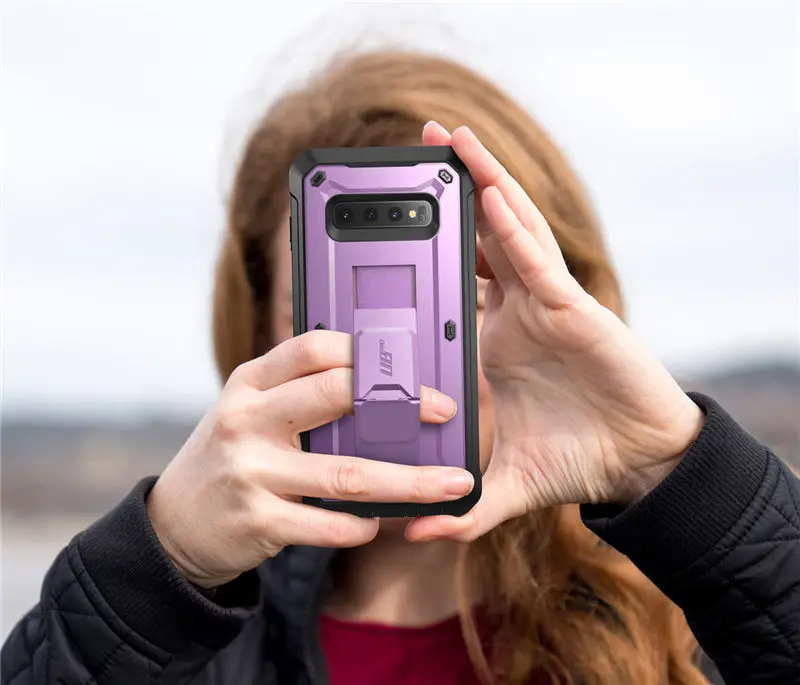 SUP чехол UB Pro для samsung Galaxy S10 чехол 6,1 дюймов полный корпус прочная подставка чехол Чехол без встроенной защиты экрана