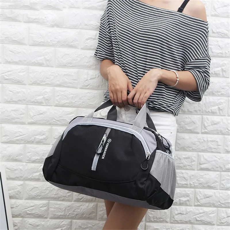 2017 Professional Nylon Waterproof Sports Gym Bag women Men for the gym Fitness Training Shoulder handbags yoga | Спорт и