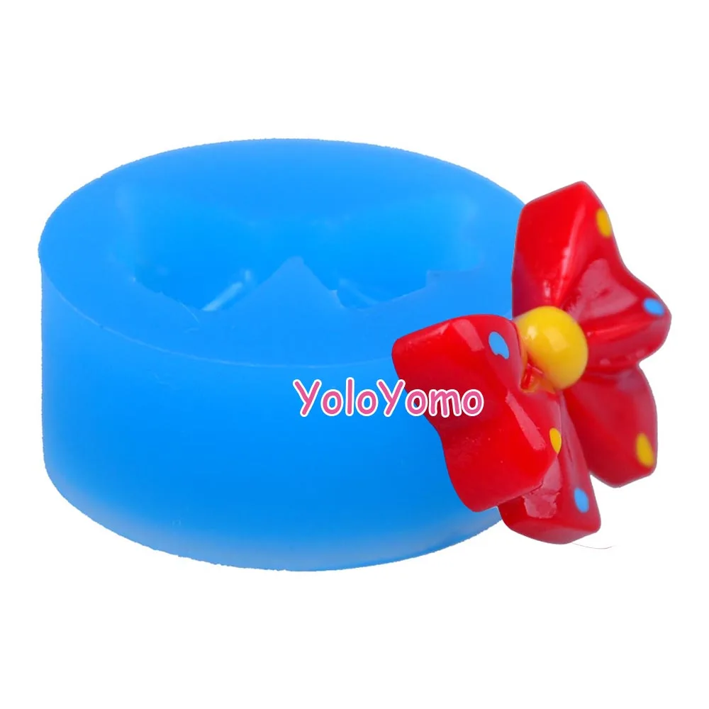 F422YL 19 7 мм силиконовая лента Push Mold-лук Гибкая торта Топпер сахарные помады cookie