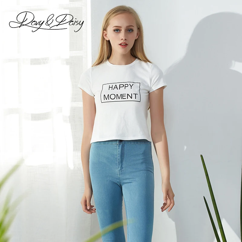 Davydaisy Для женщин футболка Повседневное Базовая o Средства ухода за кожей шеи