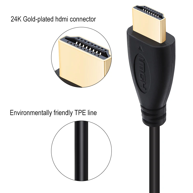 Shuliancable высококачественный кабель hdmi 2 0 3D 1080p для PS3 TV DVD XBOX PC Pro switch 1 м 5 3 7 10 м|Кабели