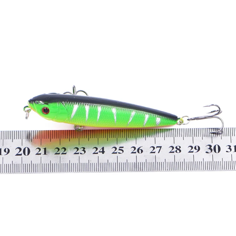 1Pcs Pencil Fishing Lure 8cm 9g Floating Wobbler Topwater Sub Surface Hard Bait Artificial Carp Lures | Спорт и развлечения