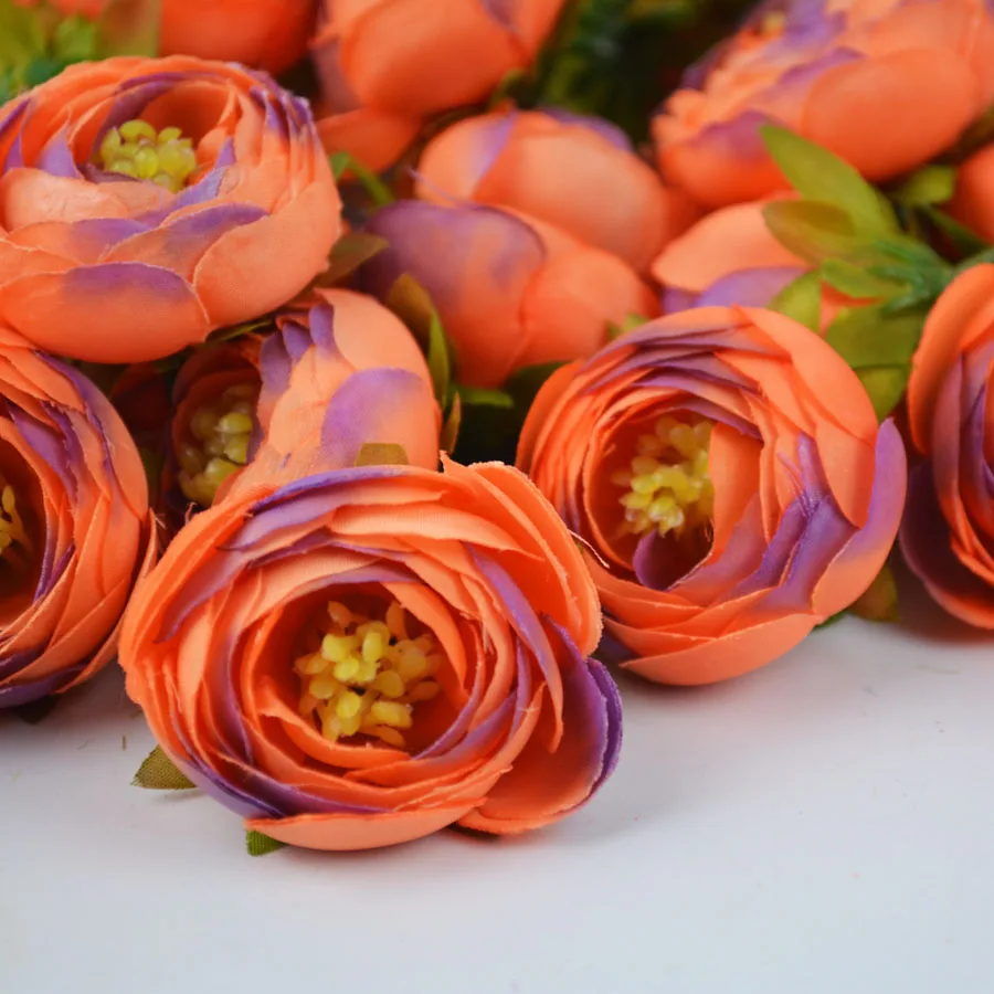 50 шт. искусственные бутоны розы из фиолетовой ткани | Дом и сад