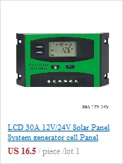 Контроллер солнечного зарядного устройства 3A 10A 12V 24V 3,7 V 7,4 V 11,1 V литий-ионный аккумулятор 18650 LiFePO4 регуляторы зарядного устройства