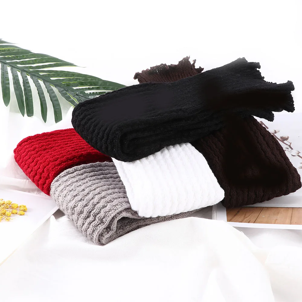 1 пара популярная распродажа женские зимние гетры для женщин девочек вязаные
