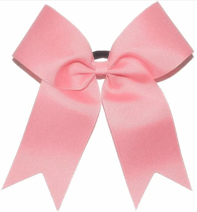 100 шт./лот Cheer Bow PonyTail 5 дюймовая лента для девочек банты волос Cheerleader|girls hair|cheer bowsgirls