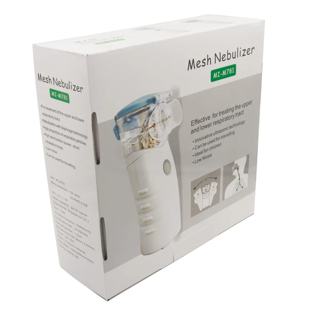 Top Selling Rechargerable Household Health Care Children Adult Ultrasonic Nebulizer Inhaler Machine Mini Mesh |