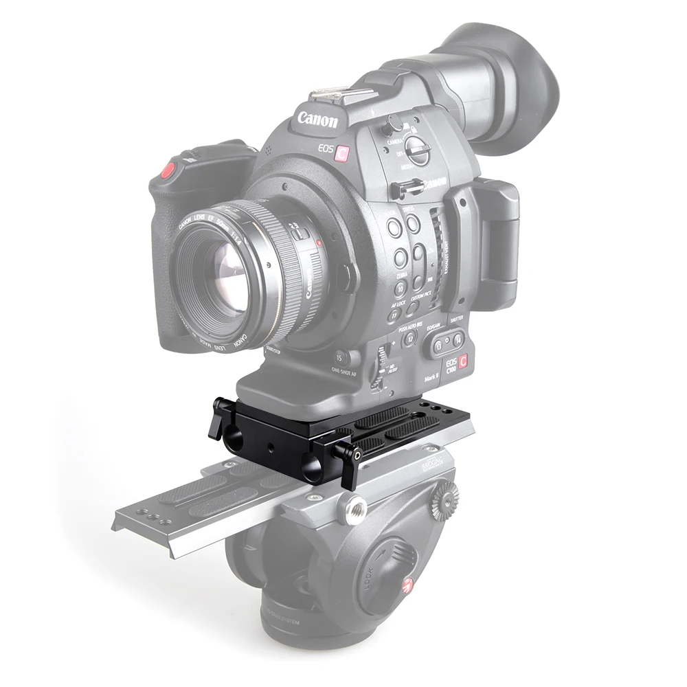 SmallRig Dslr камера с Двойным Зажимом 15 мм рельсовый БЛОК Поддержка быстрого