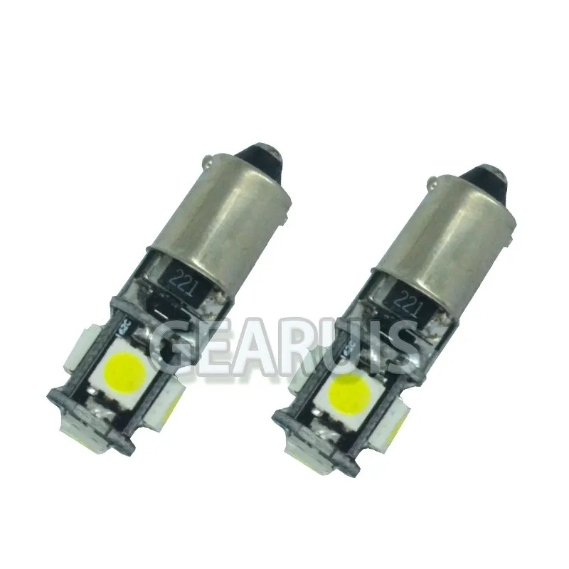 10X BA9S CANBUS 5 SMD 5050 LED 160MA T4W 5SMD без ошибок для интерьера автомобиля фонарь
