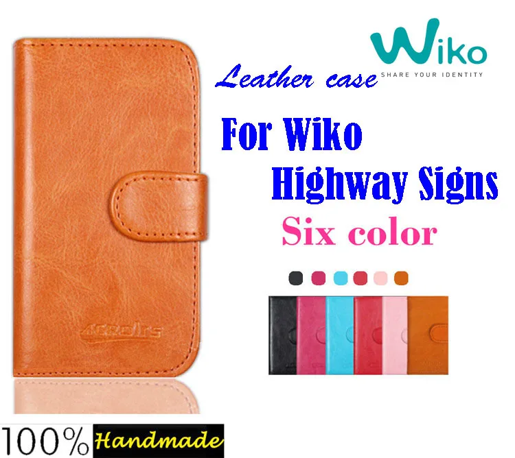 

Чехол для Wiko Highway Signs, Роскошный кожаный флип-чехол для смартфона Wiko Highway Signs, шесть цветов.