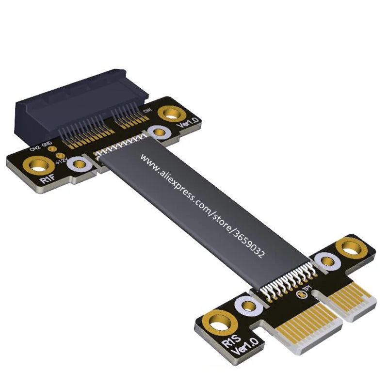 Карточка майнинга карта Райзера PCIe (PCI Express) расширитель 1x на адаптер графического
