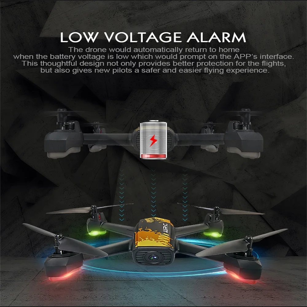 Новый беспилотник 720P Wi Fi камера Селфи Квадрокоптер Rc вертолет GPS
