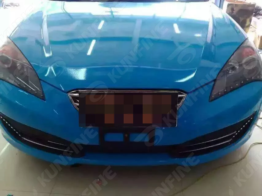 Автомобильный Стайлинг Обёрточная бумага глянцевая светильник синий автомобиль