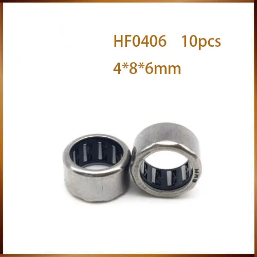 Упорный подшипник 2018 rodamianos 10 шт. односторонний игольчатый Hf0612 6 мм x 12 Hf0306 Hf0406 Hf0608