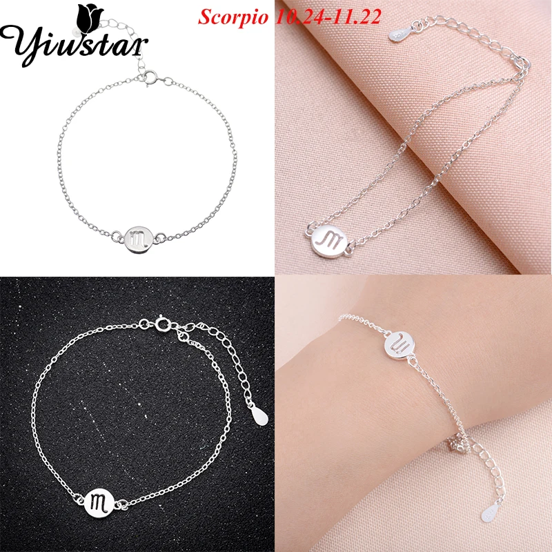 Yiustar New Fashion Bracelet Trendy Scorpio Link Women Girls Bracelets Gift Charming Fancy Jewelry Pulseira Feminina | Украшения и