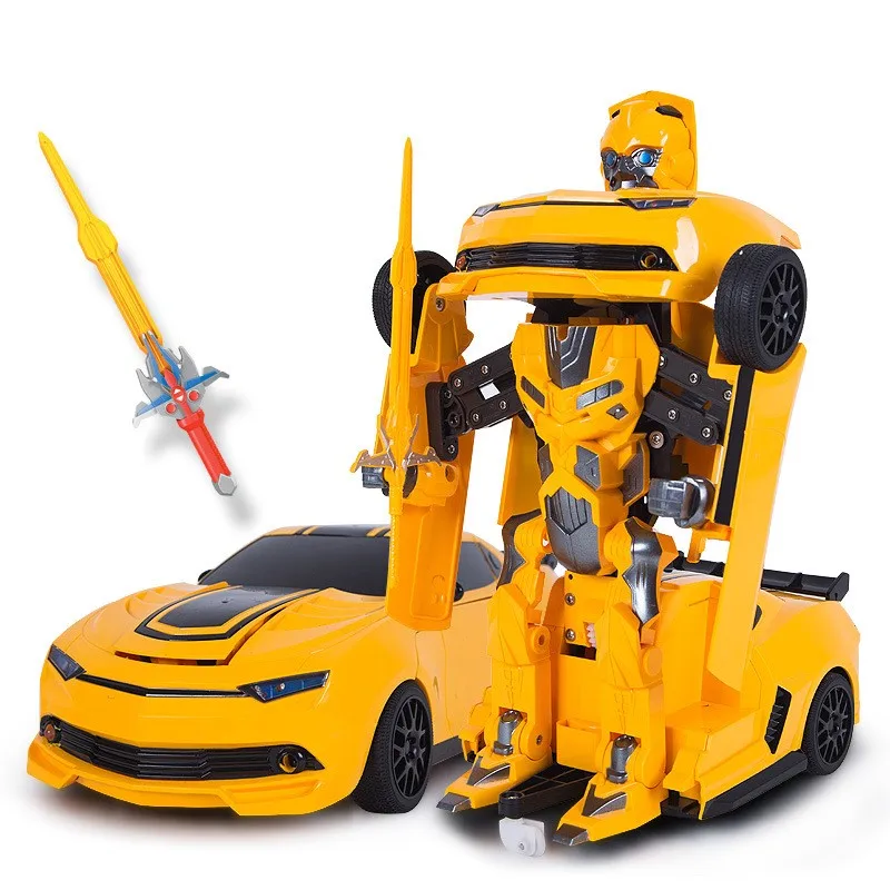 Машинка трансформер на дистанционном управлении робот с ДУ|rc robot|transformers bumblebeerobot