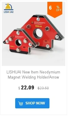 LISHUAI 100 кг(220Lbs) Хорошее качество Постоянный Магнитный подъемник/Постоянный подъемный магнит для стальной пластины с сертификатом CE