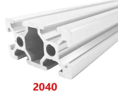 CNC 3D части принтера 2040 алюминиевый профиль Европейский стандарт анодированный линейный рельс алюминиевый профиль 2040 экструзия 2040 часть ЧПУ
