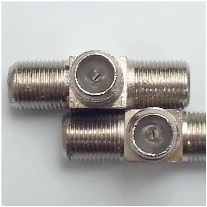 2 шт. 2-полосные F-Type комбинированные ТВ коаксиальные соединители RF адаптеры