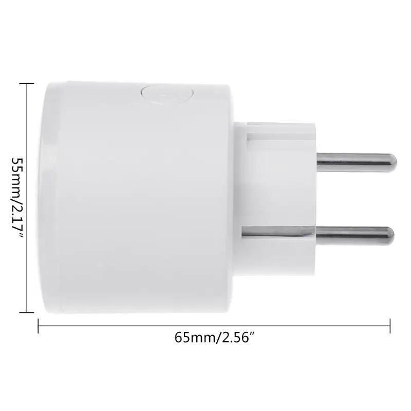 Умная вилка WiFi Пульт дистанционного управления ЕС розетка таймер светодиодный