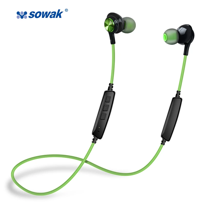 SOWAK IP1 + наушники с микрофоном Двойной аккумулятор Bluetooth проводная металлическая