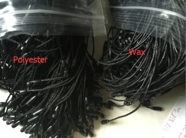 980 шт./лот хорошее качество фиксатор из полиэстера и воска|hang tag string|tag stringloop string |