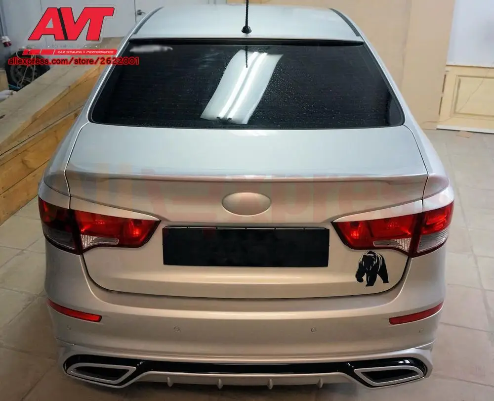 Спойлер blade для Kia Rio 3 / K2 2011 2016 спортивный стиль Стайлинг автомобиля аксессуары