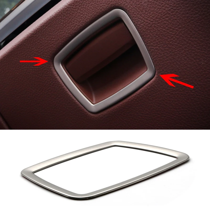

Car Copilot ToolBox Handle Decal Frame Cover Trim Inner Glove Box Switch Button Sequins For BMW 5 7 series F10 F18 F01 520 525