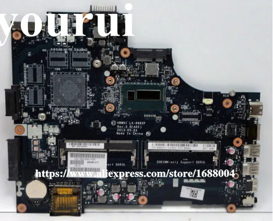 Материнская плата VBW01 LA-9982P REV 3 0 для ноутбука DELL INSPIRON 3537 5537 системная CN-0D28MX D28MX CELERON