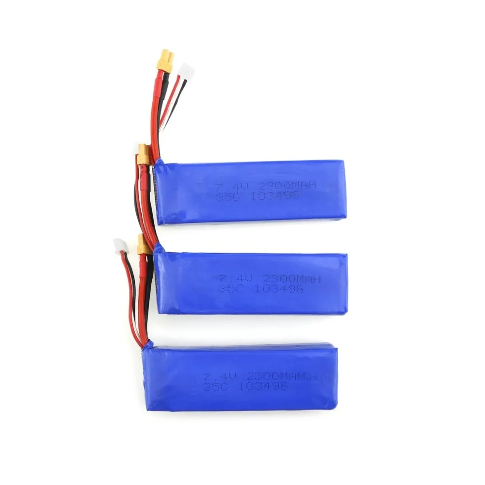 RC 3 шт Модернизированный 7 4 V 2300 mAh 2 S 35C Li po Перезаряжаемые Батарея с XT30 штекер