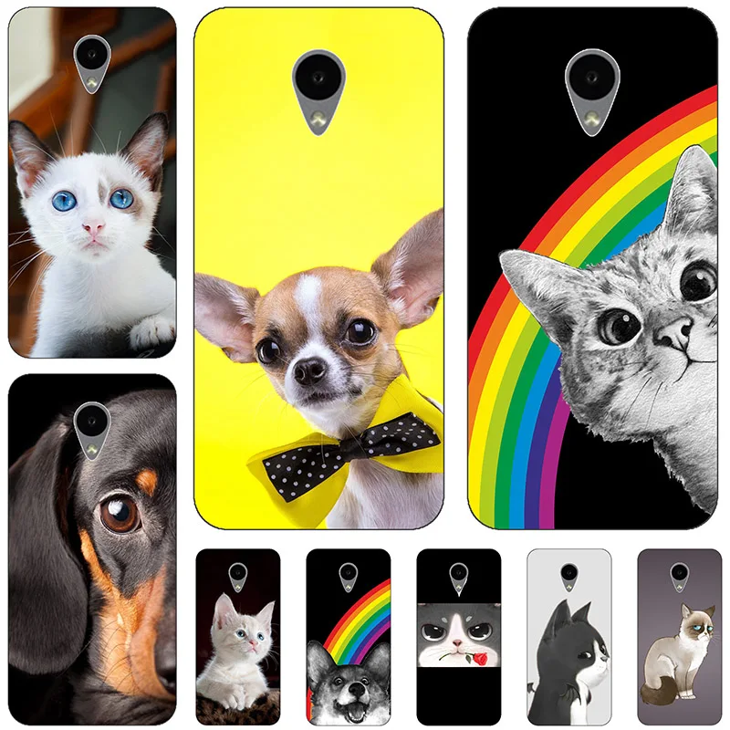 45 Styles Silicon Case for Wiko Robby Anti-knock S-Kool 5.5 inch Fitted Cute Animal Patterned Coque Cover | Мобильные телефоны и