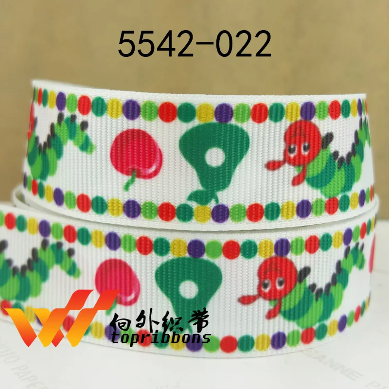 Бесплатная доставка 50 ярдов мультфильм печатных grosgrain ленты 1119|printed ribbon|grosgrain
