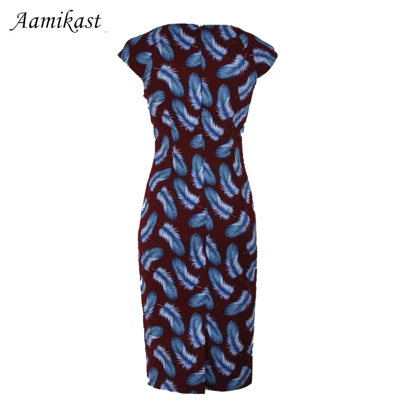 Женские платья-карандаш AAMIKAST обтягивающие с квадратным вырезом без рукавов