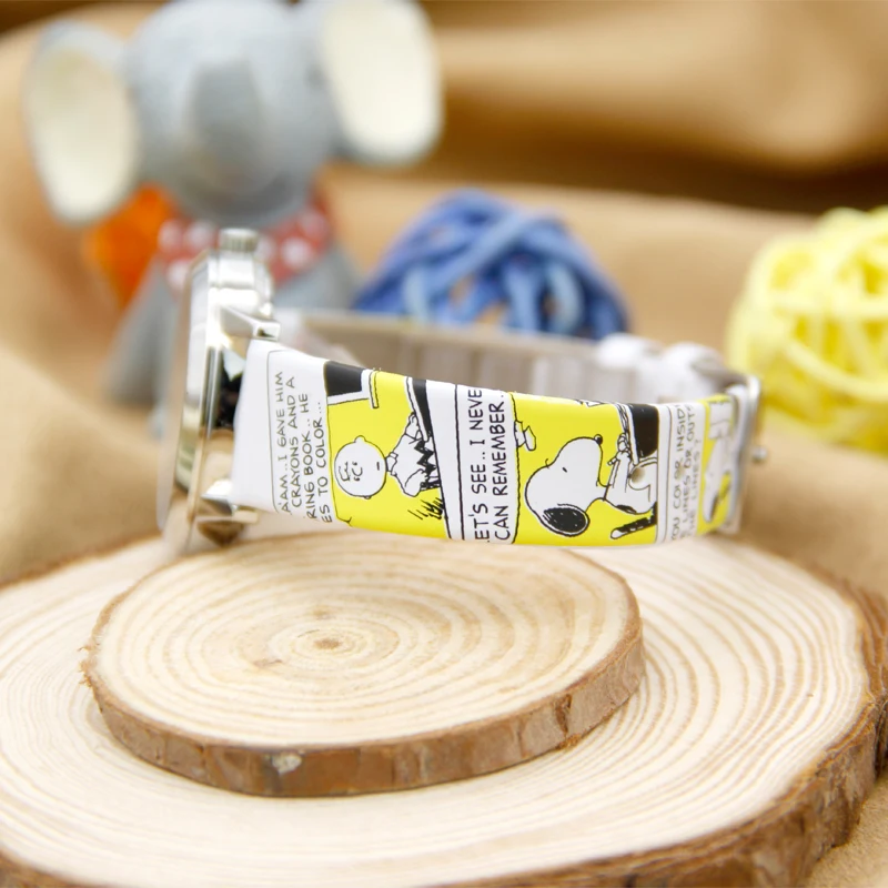 Snoopy, детские часы, детские часы для мальчиков, мультяшный ремешок, студенческие часы, Брендовые повседневные модные милые кварцевые наручные часы, водонепроницаемые