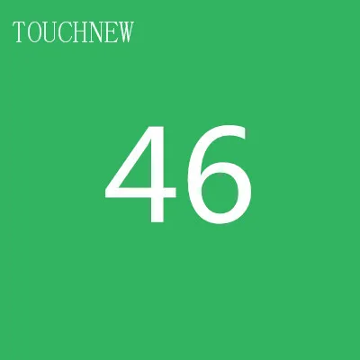 46 TOUCHNEW на заказ, одноцветные эскизные маркеры на спиртовой основе, двойная головка, кисть, маркеры, ручка для рисования, манга, товары для рукоделия, маркеры - Цвет: 46