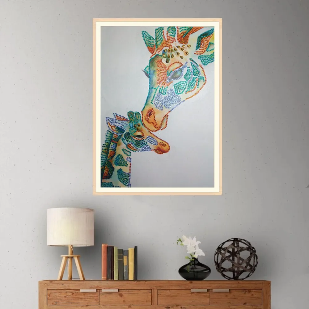 Алмазная живопись 5D сделай сам Набор для вышивки крестиком в виде жирафа