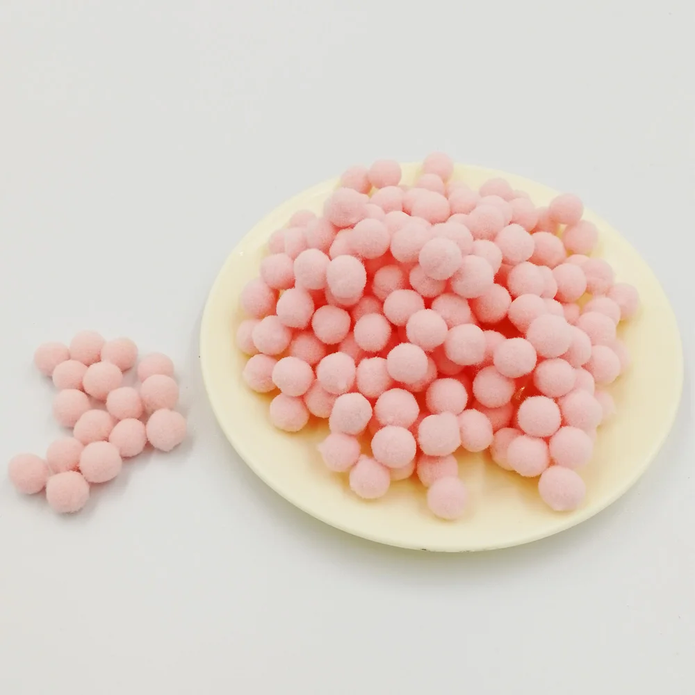 100 шт. 10/15/20/25 мм Мини пышная Нижняя Pom Poms помпонами ручной работы для детей игрушки свадебный Декор DIY товары для шитья и рукоделия