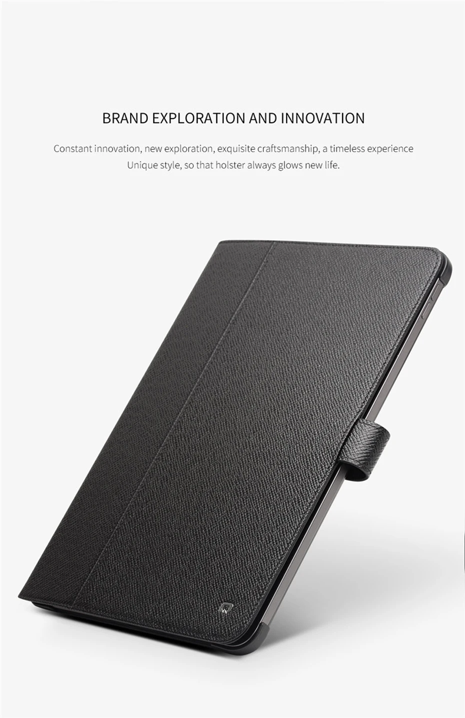QIALINO, Ультратонкий чехол из натуральной кожи для iPad Pro 12,9, откидной чехол с подставкой и отделениями для карт, Чехол для iPad Pro 11"
