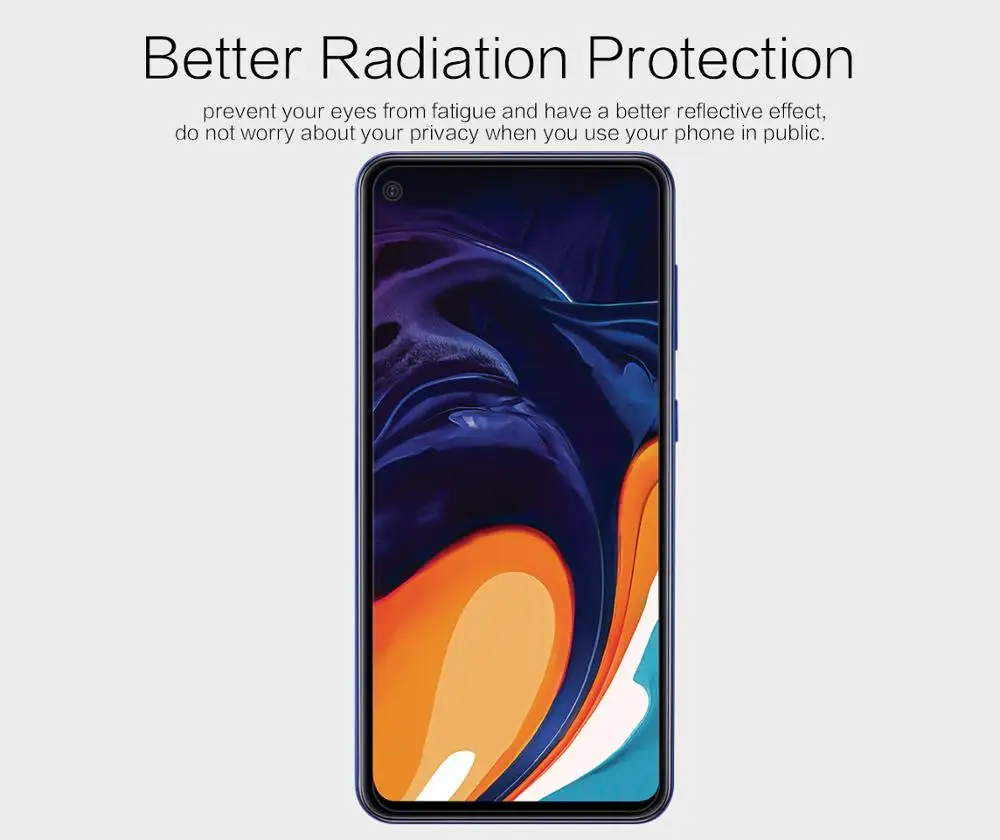 2 шт./лот для Galaxy A60 NILLKIN суперпрозрачная Антибликовая или матовая мягкая защитная