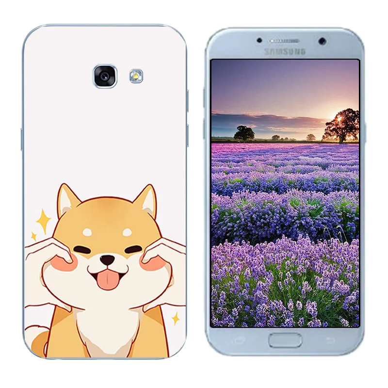 for Samsung A5 2017 Case Soft Silicone Phone BIG GUN Printing Cover Fundas Galaxy SM-A520 A520F Coque |