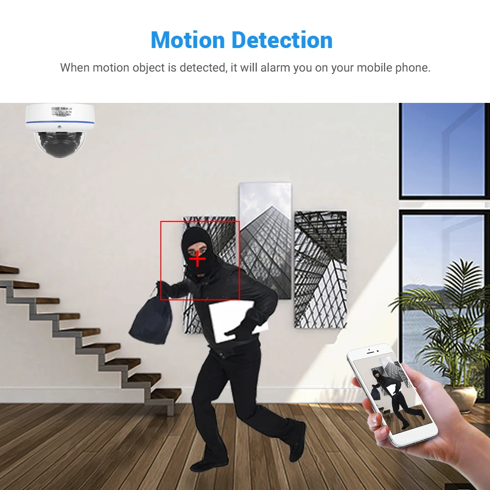 3MP 1080P IP камера Smart Security 3 6 мм Onvif ИК Ночное Видение купольная H.265 CCTV|Камеры