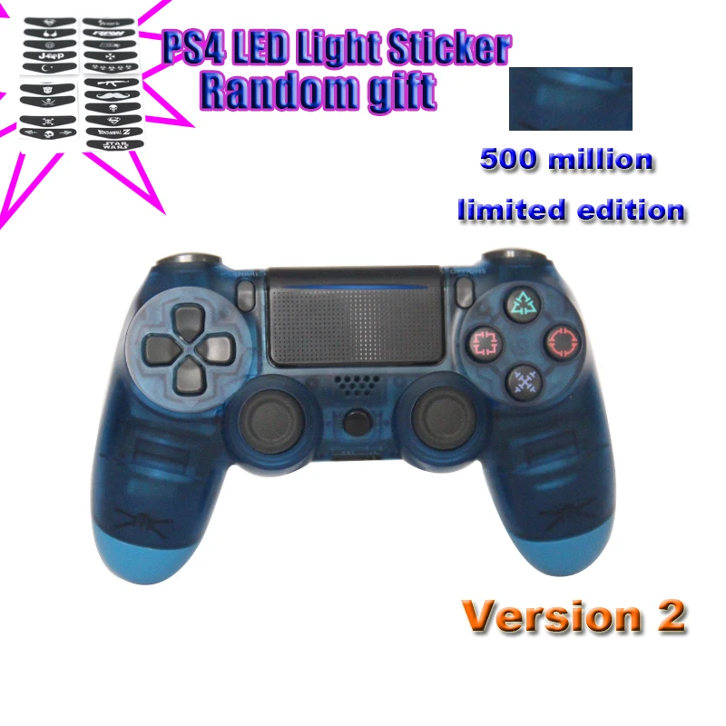Новая версия 2 4,0 контроллер для SONY PS4 Геймпад для Play Station 4 джойстик Беспроводная консоль для PS3 для Dualshock
