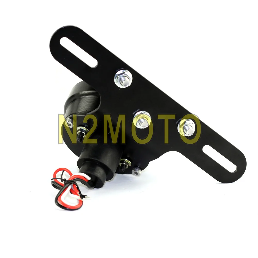 Задний фонарь с ЧПУ для мотоциклетной решетки черная светодиодсветодиодный