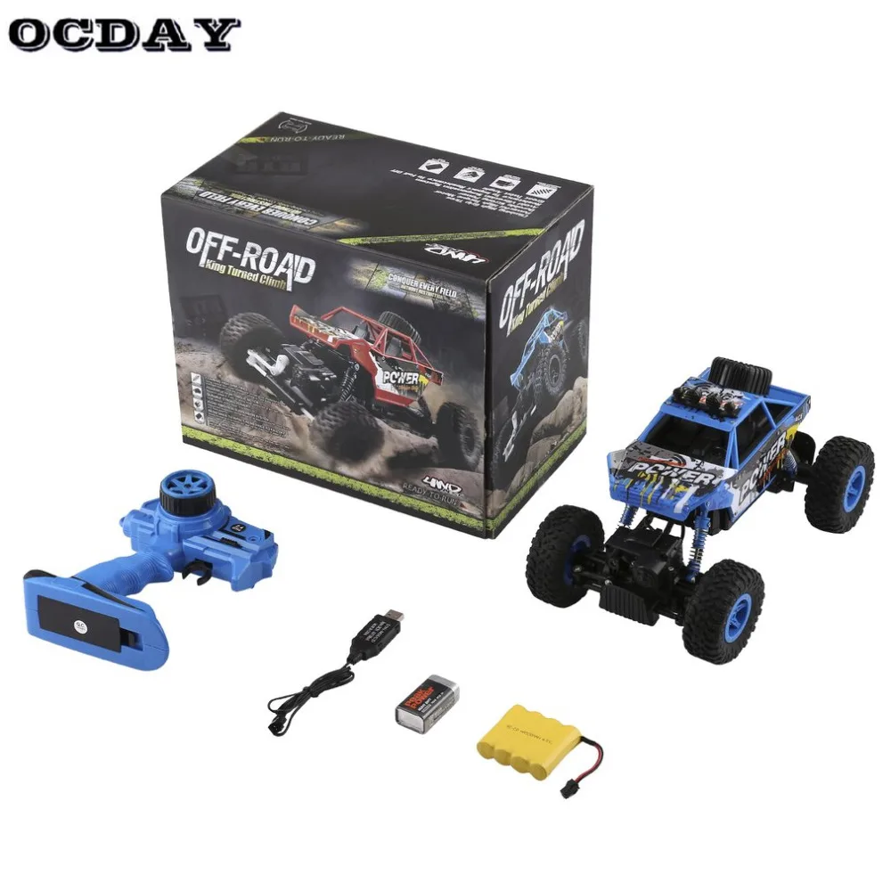 OCDAY Мальчики RC пульт дистанционного управления Автомобили 2 4 ГГц 4WD рок сканеры